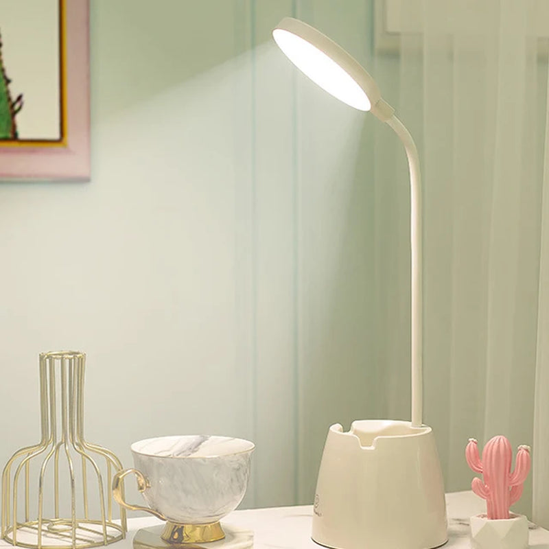 New LED Eye Protection Desk Lamp USB Bedside Lamp Charging Student Study Dormitory Reading Lamp Bedroom Night Light Gift
