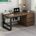 Office Desk, Computer Desk, Multi-Layer Solid Wood Board, Multiple Sizes Available, Suitable for Study and Office