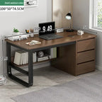 Office Desk, Computer Desk, Multi-Layer Solid Wood Board, Multiple Sizes Available, Suitable for Study and Office