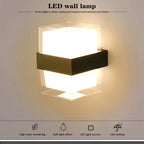 LED Wall Light 220V Rainproof Outdoor 10W Wall Sconce Lamp Bedroom Bedside Light Living Room Decor Lamp