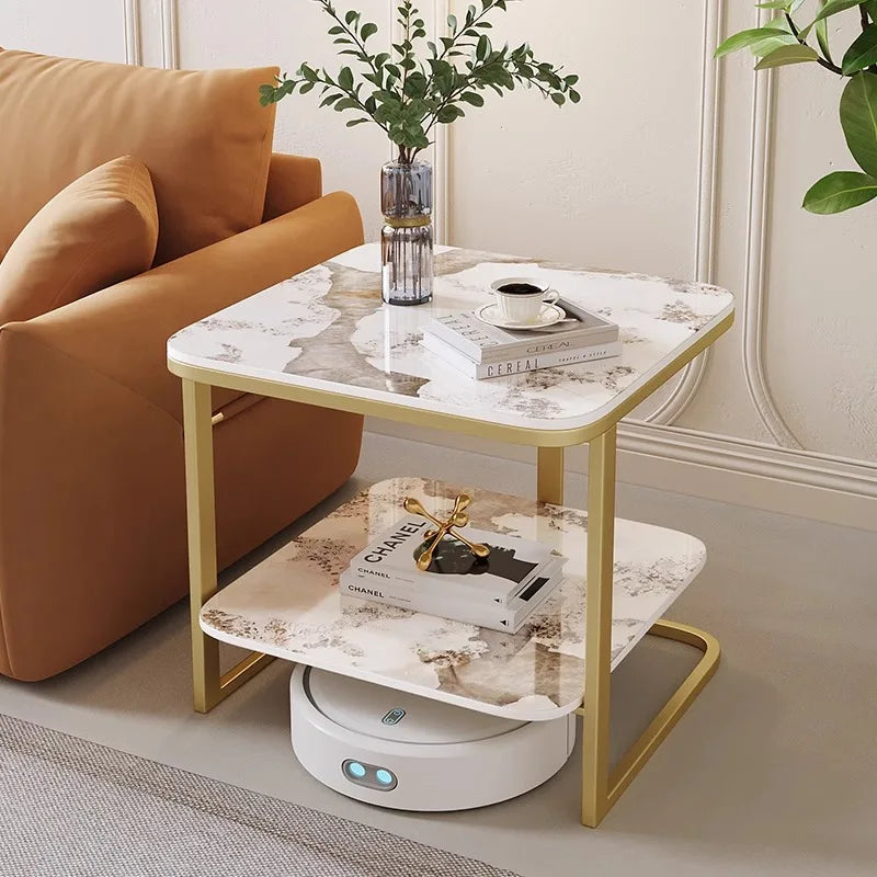 Console Luxury Coffee Table Living Room Aesthetic Minimalist Side Modern Organizer Designer Center Couchtisch Home Furniture