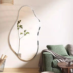 Wavy Wall Mirror Living Room Modern Decoration Aesthetic Mirror Funky Hanging Espelhos Home Decorations