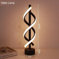 Nordic Postmodern LED Floor Lamp RGB Livingroom Bedroom Study Hotel Line without Main Light Spiral Vertical Luxury Corner Lamps