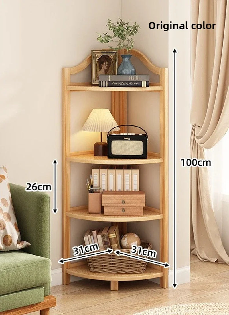Household Goods Corner Cabinet Triangle Corner Cabinet Indoor Shelf Shelf Living Room Floor Locker Modern Simple Storage Rack