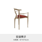 HT Light Luxury Cream Style Solid Desk Small Apartment Home Desk High Sense Retro