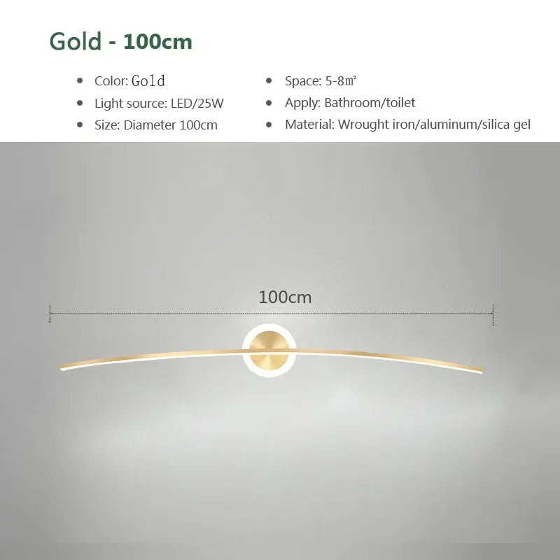 Led Bathroom Light Mirror Wall Lamp Home Decor Wall Mount Light Fixture Modern Wall Lamps for Living Room Bedroom Hotel Bar Cafe