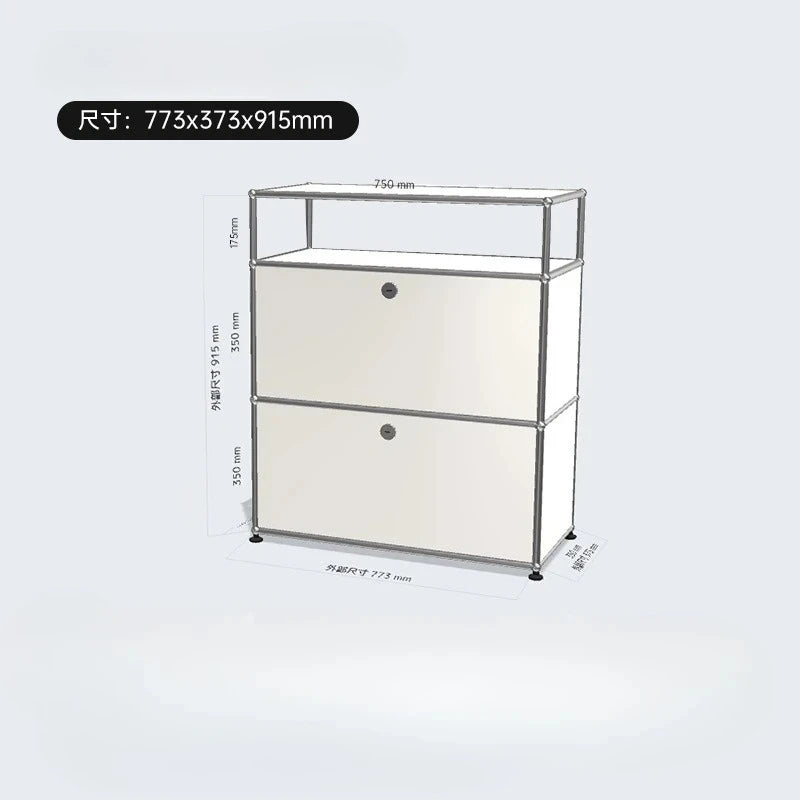 Living Room Cabinet Sideboards Coffee Table Tv Stand Storage Cabinet Corner Metal Storage Display Customizable Modular Furniture