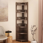 Corner Rack Multi-Layer Triangular Storage Shelf Living Room Floor-To-Wall Cabinet Kitchen Corner Tripod
