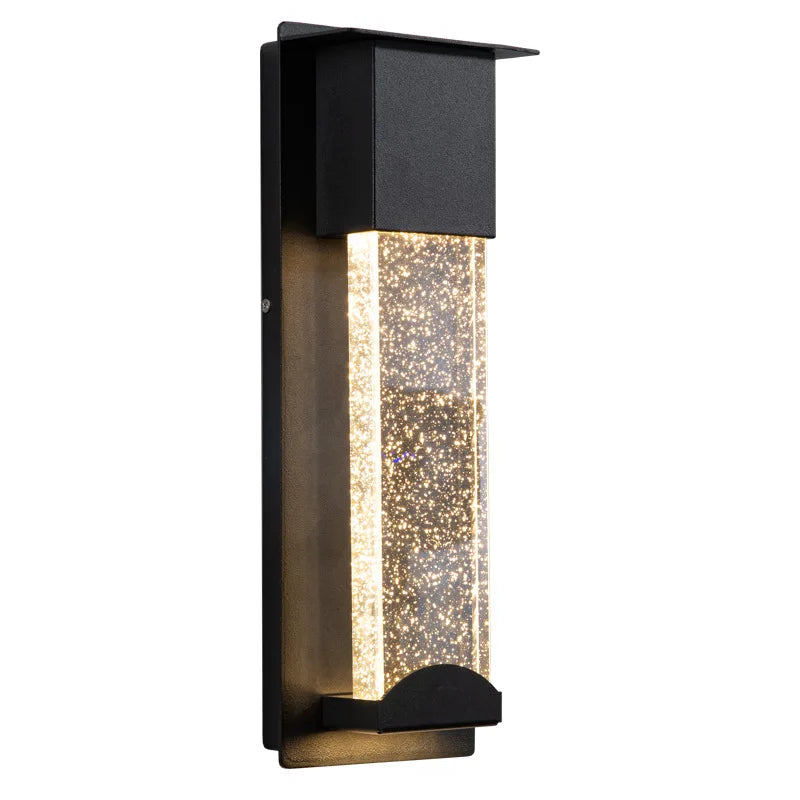 New Simple LED Outdoor Waterproof Wall Lamp Balcony Corridor Road Lamp Courtyard Villa Induction Lamp
