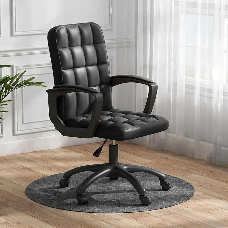 Home Computer Chair Office Chair Lifting Swivel Chair Modern Comfortable Long Backrest Seat Stool