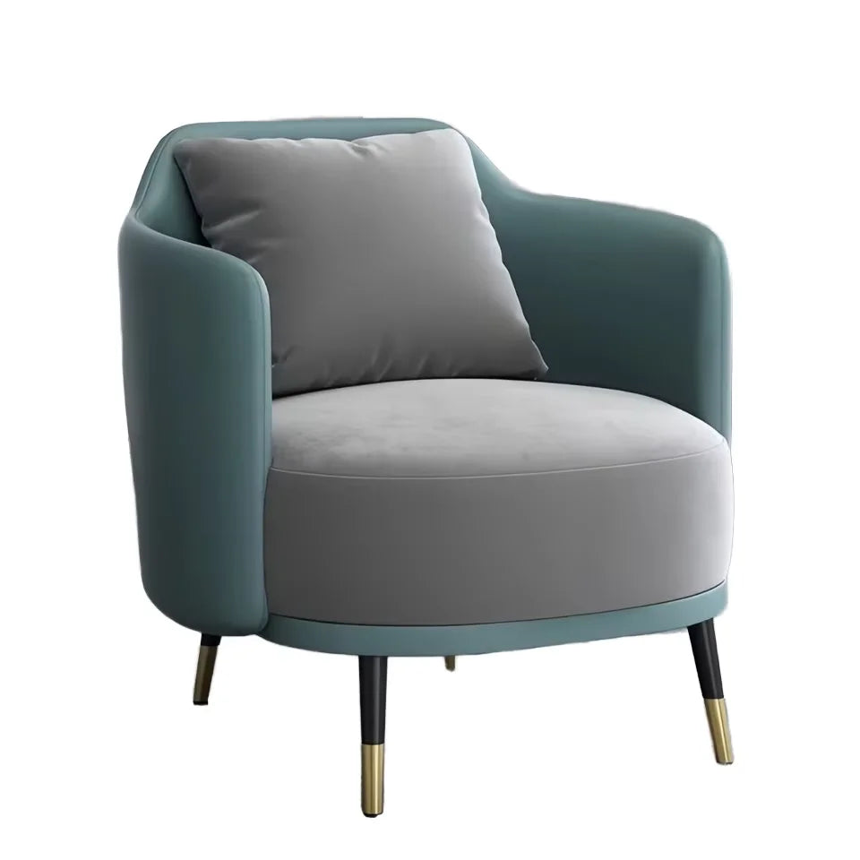 Light Luxury Leisure Business Office Hotel Lobby Reception Sofa Sales Office Reception Negotiation Chair