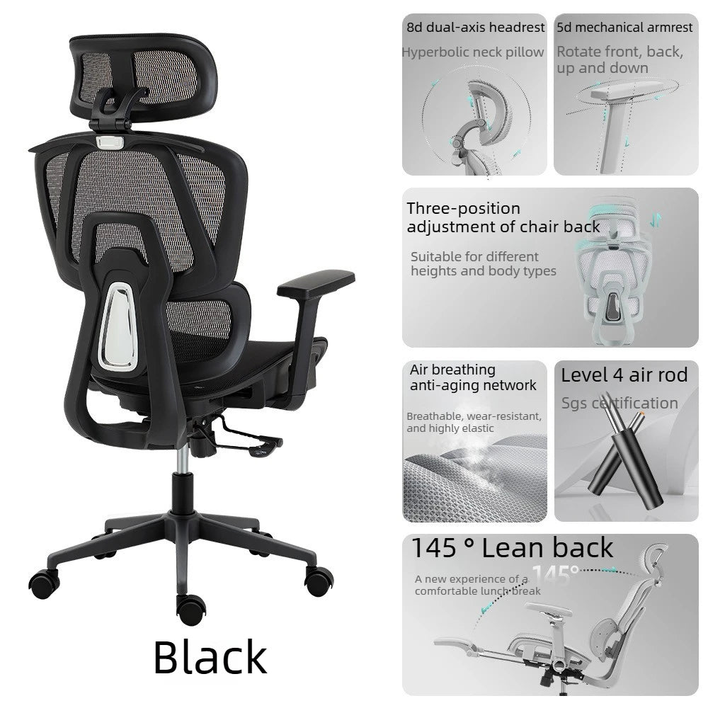 Ergonomic Chair Office Gaming Comfortable Adjustable Armrest Office Chair Relaxing Recline Chaises De Bureau Furniture