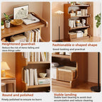 Bookshelf Shelf Floor-To-Ceiling Bookcase Simple Living Room Locker Integrated Wall Multi-Layer Home Storage Display Cabinet