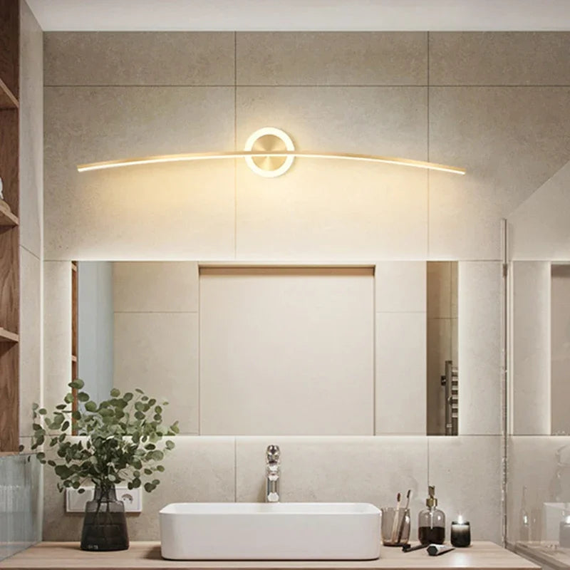 Led Bathroom Light Mirror Wall Lamp Home Decor Wall Mount Light Fixture Modern Wall Lamps for Living Room Bedroom Hotel Bar Cafe