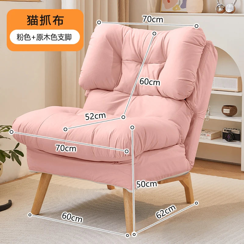 Light Luxury Comfortable Durable Single Sofa Chair Casual Minimalist Nordic Living Room Chair Hermoso Y Elegante Home Furniture