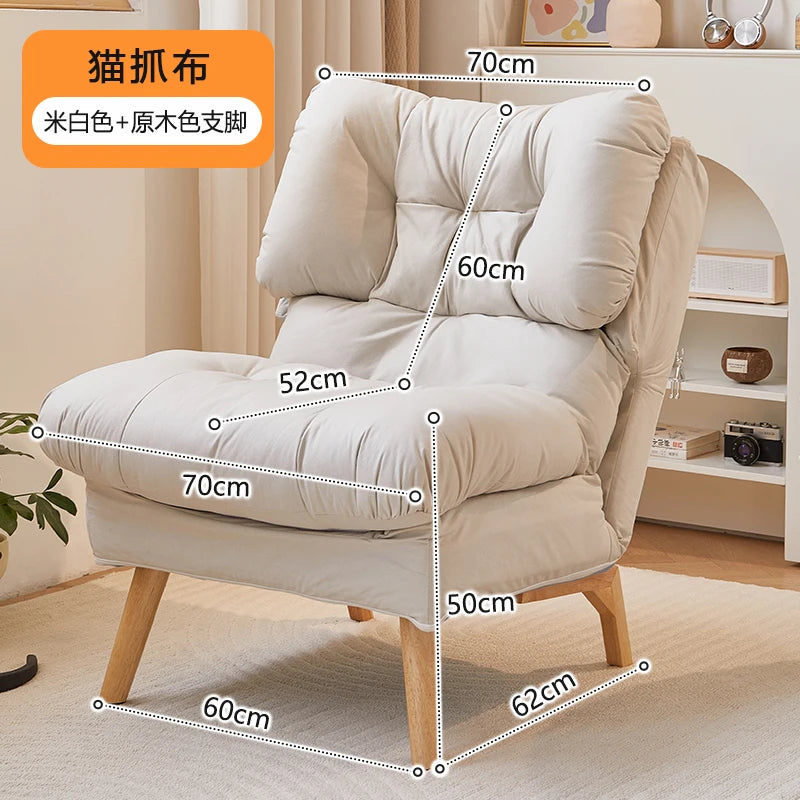 Light Luxury Comfortable Durable Single Sofa Chair Casual Minimalist Nordic Living Room Chair Hermoso Y Elegante Home Furniture