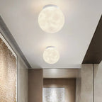 Creative 3D Printing Moon Lights, Modern and Minimalist Hallway Ceiling Lights, Children'S Rooms, Bedrooms, Study Rooms, Living