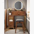 Simple Solid Wood Dressing Table for Bedroom Small Convenient Storage Integrated Dresser Chinese Creative Dressers for Hotel A