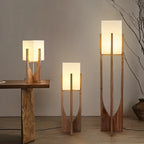 Japanese Style Quiet Wind Floor Lamp Living Room New Chinese Style Retro Homestay Hotel Bedroom Bedside Standing Table Lamp