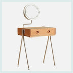 Japanese Style Solid Wood Dressing Table Small Apartment Retro Table Bedroom Antique Furniture High-End Light Luxury Desk