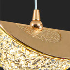 Nordic Crystal LED Chandelier Living Room Bedroom Bedside Pendant Lights Indoor Dining Room Decorative Lighting Hanging Lamp