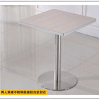 For Fast Food Restaurant Dining Table and Chair Set for Breakfast Snack Burger Milk Tea Shop High End Catering Staff Canteen