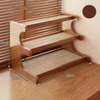 2/3 Tiers Desktop Storage Rack Compact Easy-To-Assemble Desk Bookshelf Space-Saving Multi-Functional Simple Shoe Organizer