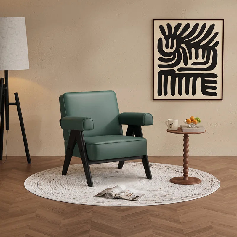 Chairs Living Room Scratch Fabric Armchair Accent Lounge Single Sofa Chair Minimalist Living Room Balcony Bedroom Cafe Reception