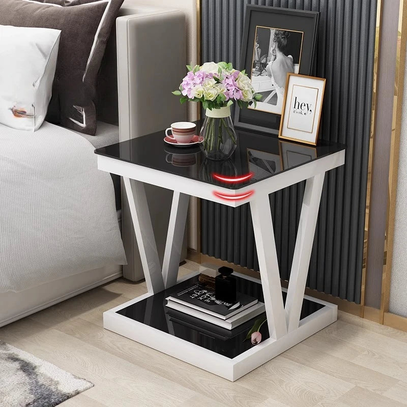 Mid Century Modern Bedroom Bedside Table Unique Organizer Comfortable Low Nightstand Decor Mini Muebles Garden Furniture Sets