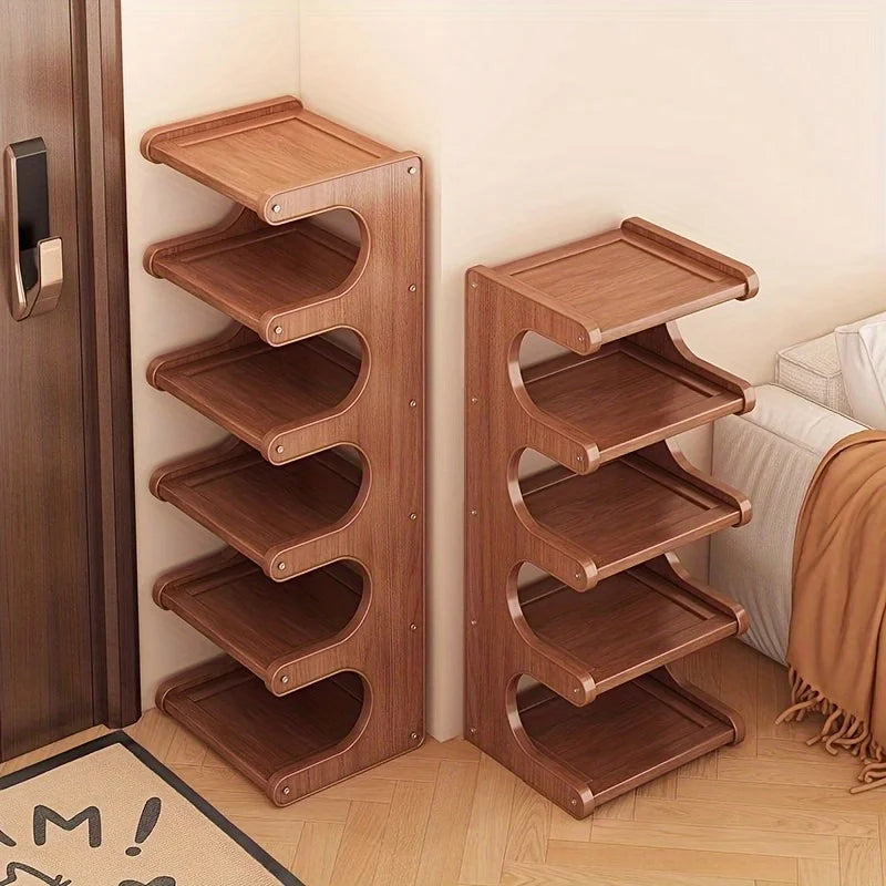 Shoe Rack, Shoe Organizer, Multifunctional Storage Design, Sturdy and Durable, Suitable for Bedroom, Dormitory, Home