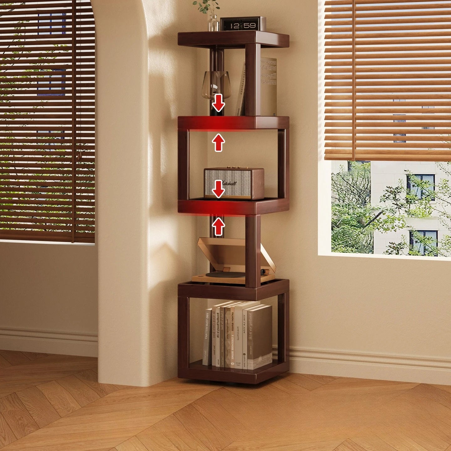 Modern Nightstands Corner Living Room Cabinets Shelf Display Bedroom Living Room Cabinets Corner Bookshelf Book Shelf Furniture