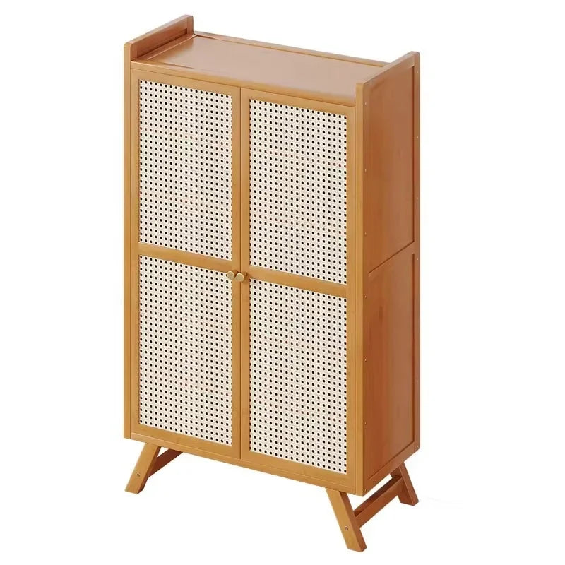 Simple Shoe Rack, Multi-Layer Storage Rack at the Door of the Home, Dust-Proof Shoe Cabinet, Not for Solid Wood Rental Houses