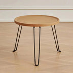 Foldable Plastic Sofa Side Table with Steel Legs Modern Lightweight Side Table Living Room Durable Indoor Outdoor Coffee Tables