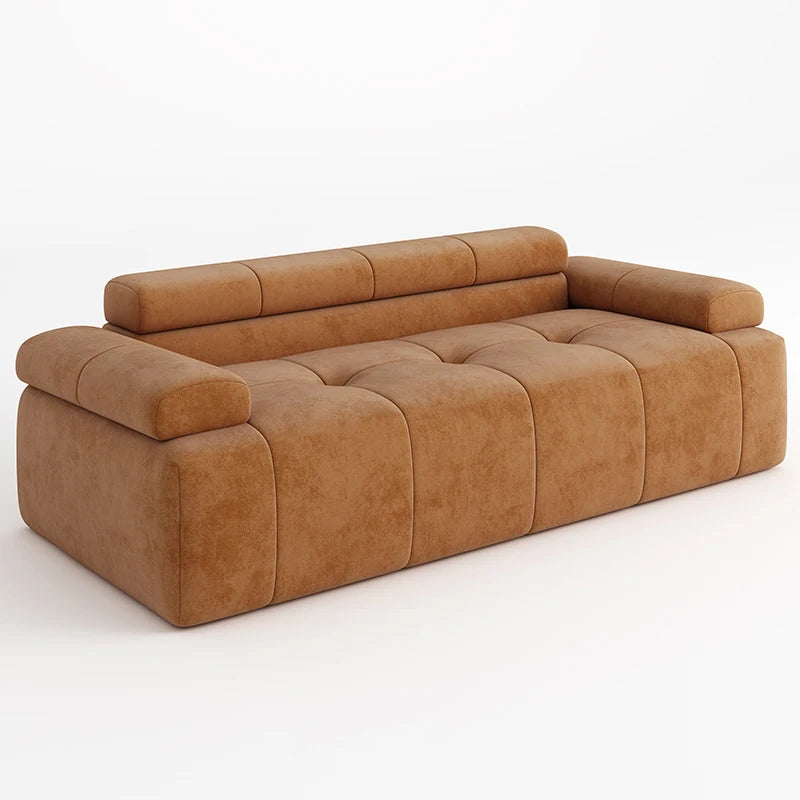 !@Hot Sales Customizable Luxury I-Shaped Fabric Sofa Set Compressed Sponge Bed for Living Room Custom Furniture Manufacturer