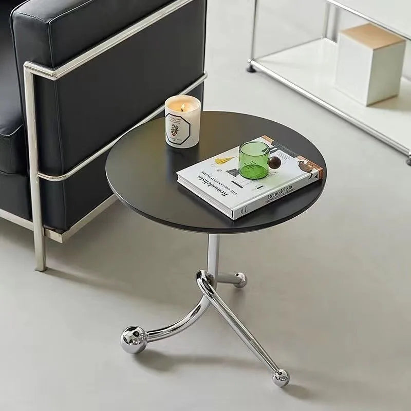 Round Side Few Nordi Livingroomcorner Fewhousehold Small Coffee Table Internet Celebrity Ins Wind Sofaside Fewbedsidesmall Table
