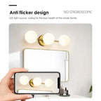 Nordic Indoor LED Wall Lights Decor for Bedroom Living Room G9 7W Frosted Glass Ball LED Wall Lamps Wall Sconce Lighting Fixture