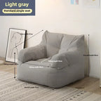 Ljylazy Linen Single Double Minimalist Sofa Leisure Bean Bag Chair Living Room Personality Puffs Sofa Creative Home Furniture