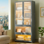 Bookshelf Shelf Floor-To-Ceiling Bookcase Reading Shelf Living Room Multi-Layer Storage Simple Storage Cabinet Solid Wood