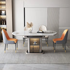 Luxury Modern Dining Table Coffee Restaurant Kitchen Marble Chairs Dining Table Nordic Lounge Mesas De Jantar Salon Furniture