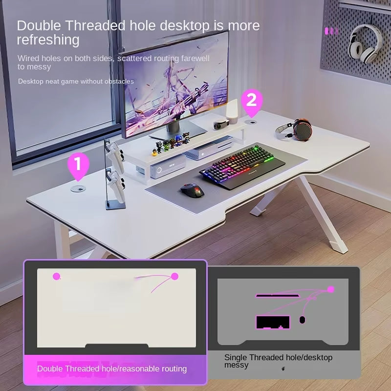 Computer Desks Webcast Gaming Desk Home Office Desk Ergonomic Table Modern Simple Bedchamber Desktop Study Table Office Desk