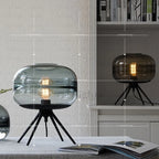 Designer, Post-Modern Creative Art Glass Bedside Decorative Lamp, Suitable for Hotel Bedrooms, Study Rooms, Living Rooms