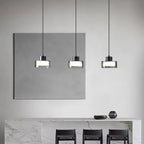 Glass Lampshade Hanging Pendant Lamp for Dining Room Kitchen Bedside Living Room Bedroom Minimalist LED Chandelier Pendant Light
