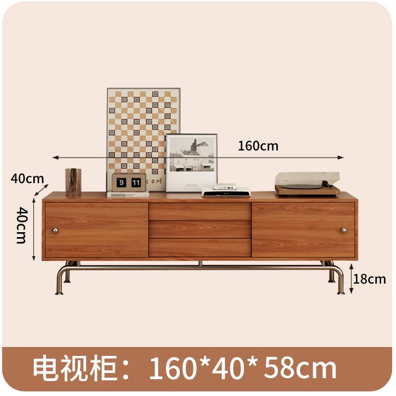 Modern Simple Tv Console Cabinet Elegant Style Personality Simple Tv Stands Boho Decoration Fernsehschrank Living Room Furniture