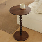 French Retro American Solid Wood Edge Table, Small Coffee Table, Living Room Sofa, Bedside Table, Balcony, Leisure Table