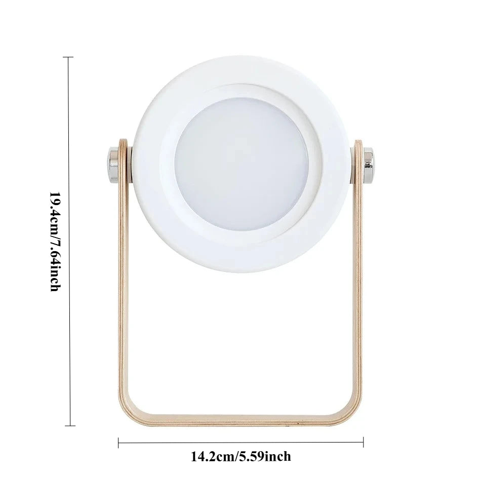 LED Foldable Table Lamp Lantern Light Touch Sensor Dimmer Switch USB Rechargeable Desk Lamp for Bedside Reading Outdoor Camping
