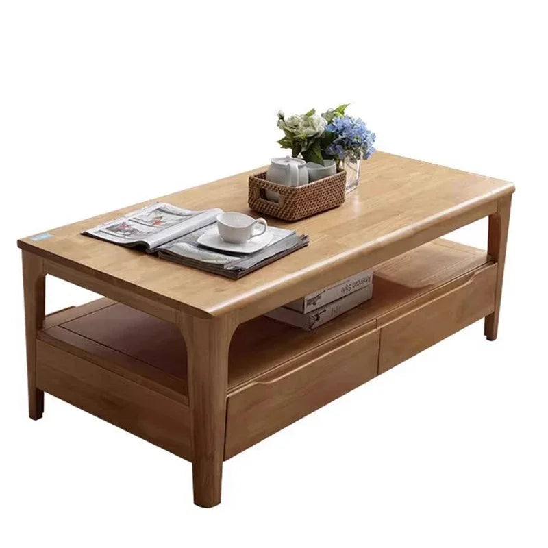 Writing Decoration Coffee Table Wood Luxury Bedroom Designer Side Table Drawers Standing Mesas Bajas Living Room Furniture