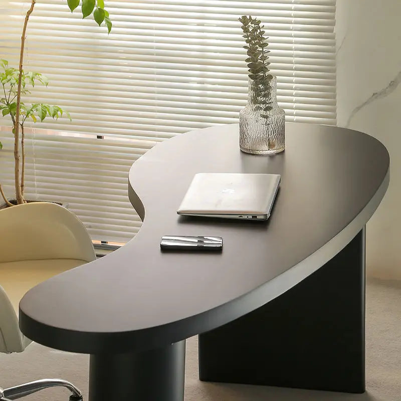 Asthetic Designer Executive Desk White Black Big Laptop Gaming Executive Desk Table Computer Mesa De Escritorio Office Furniture