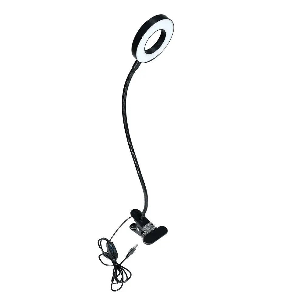 2026 New Desk Lamp 3 Color Modes 10 Level Dimming USB Student Eye Care Reading Light Nail Beauty Light Makeup Tool
