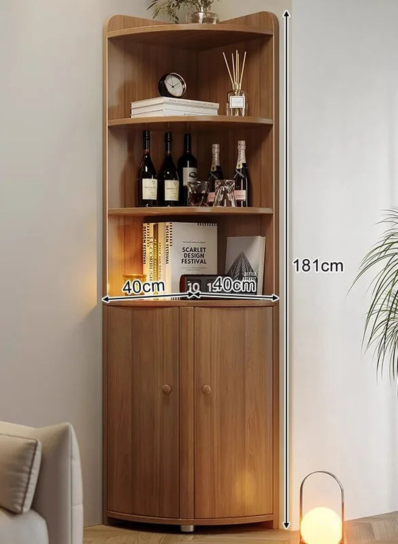 Living Room Wall Corner Cabinet Triangle Shelf against Wall Home Storage Organizer Corner Living Room Wall Shelf