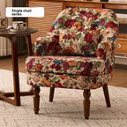 American Retro Sofa Chair Single Casual High-End Comfortable Armchair Ergonomic Balcony Sillas Para Salón Living Room Furniture